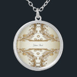 Witte bloemen decoratief gouden Ketting<br><div class="desc">Mooie witte bloemen decoratief gouden Ketting</div>