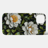 Witte bloemen Elegante Bloemige Esthetiek Case-Mate iPhone Case (Achterkant (horizontaal))