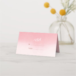 Witte bloemen en Lijst Plaatskaartje