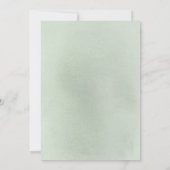 Witte Bloemen en Pampagras Oefenavondmaal Kaart (Achterkant)