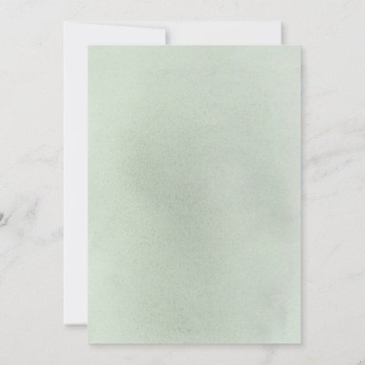 Witte Bloemen en Pampagras Oefenavondmaal Kaart (Achterkant)