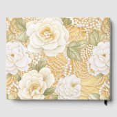 Witte Bloemen en Parels Gastenboek (Achterkant)