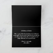 Witte Bloemen Goud Nummer 10e bruiloft Jubileum Kaart (Binnen)