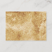 Witte Bloemen Gouden Herfst Bladeren Online RSVP Informatiekaartje (Achterkant)