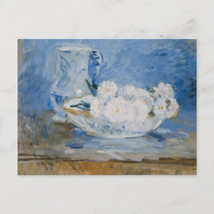 Witte bloemen in een Bowl Briefkaart