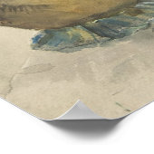 Witte bloemen in een vaas van Zacharie Astruc Poster (Hoek)