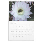 Witte Bloemen Kalender 2025 (Mar 2027)
