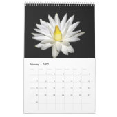 Witte Bloemen Kalender 2025 (Feb 2027)