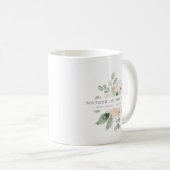 Witte Bloemen Moeder van de Bruidegom Koffiemok (Voorkant rechts)