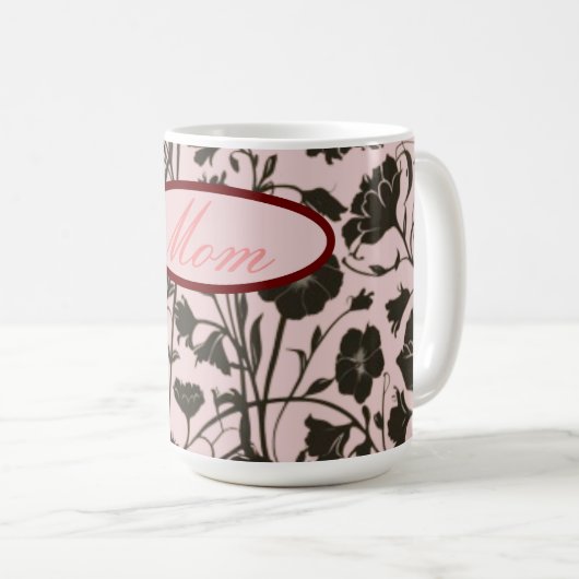 Witte Bloemen Mok voor Moederdag (Voorkant rechts)