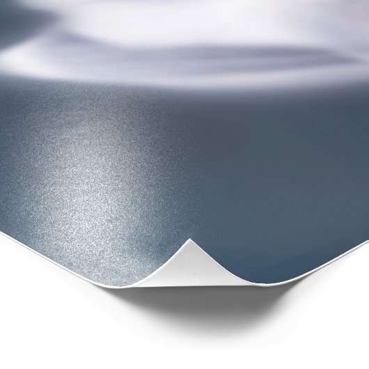 Witte bloemen mooi foto afdruk (Hoek)