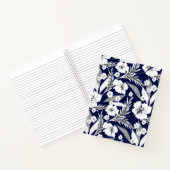 Witte bloemen notitieboek (Binnen)