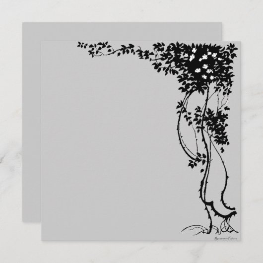 Witte bloemen op een kunstuitnodiging voor wijn! kaart (Voorkant / Achterkant)