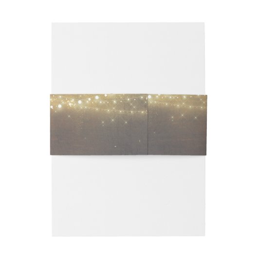 Witte Bloemen Rustieke Land Bruiloft Uitnodigingen Wikkel (Achterkant Voorbeeld)