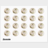 Witte Bloemen Spice Jar Labels 2 (Vel)
