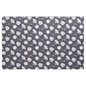 Witte bloemen stof (Fat Quarter)