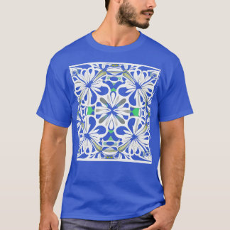 witte bloemen t-shirt