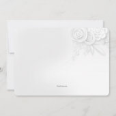 Witte Bloemen Uitnodiging (Achterkant)