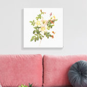  witte bloemen verpakt canvas print (Insitu (Woonkamer))