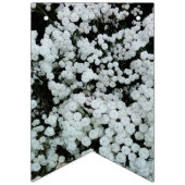 Witte bloemen vlaggetjes (Eerste vlag)