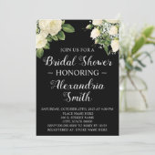 Witte bloemen | VRIJGEZELLENFEEST Kaart (Staand voorkant)