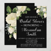 Witte bloemen | VRIJGEZELLENFEEST Kaart (Voorkant / Achterkant)