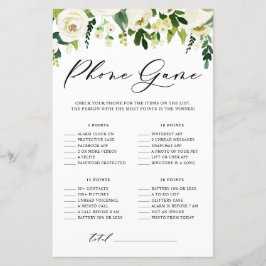 Witte bloemen wat er op je Kaart van de telefoondo