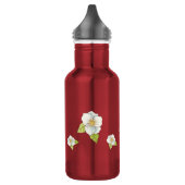 Witte bloemen waterflesje waterfles (Links)