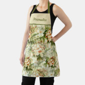 witte bloemenbloesembloemen schort (Insitu)