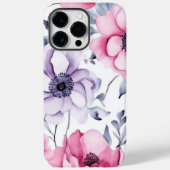 Witte bloemenboho esthetisch Case-Mate iPhone case (Achterkant)
