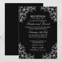 Witte bloemenbruiloft receptie