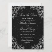 Witte  bloemenbruiloft uitnodiging (Voorkant)