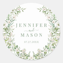 Witte bloemengroene krans bohemian bruiloft