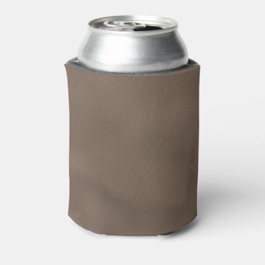 Witte Bloemenneutrale Herfst 50ste Verjaardag Blikjeskoeler (Blikje Achterkant)