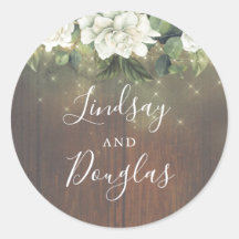 Witte bloemenstring lampjes rustiek romantisch