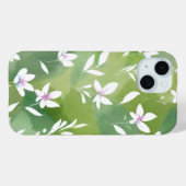 Witte bloemenvelden | Elegante lente bloem Case-Mate iPhone Case (Achterkant (horizontaal))