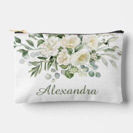 Witte bloemige bruidsmeisje cadeau etui
