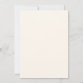 Witte Bloemige Gouden Confetti Bruiloft Kaart (Achterkant)