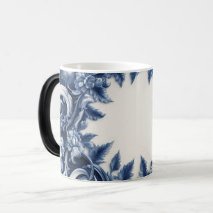 Witte bloemige keramische koffiemok, 15oz magische mok