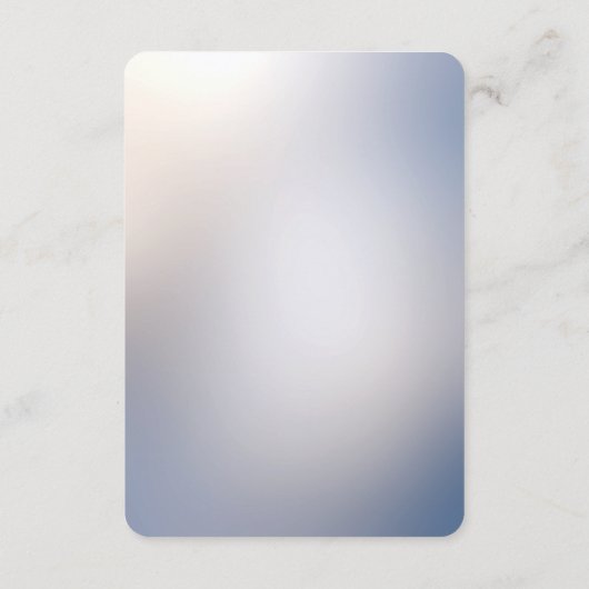 Witte Bloemrijke Detail Behuizing Kaart (Achterkant)