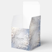 Witte Bloemrijke Favoriete Doos Bedankdoosjes (Geopend)