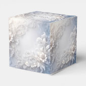 Witte Bloemrijke Favoriete Doos Bedankdoosjes (Achterkant)