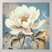  WITTE BLOEMVEER POSTER (Voorkant)