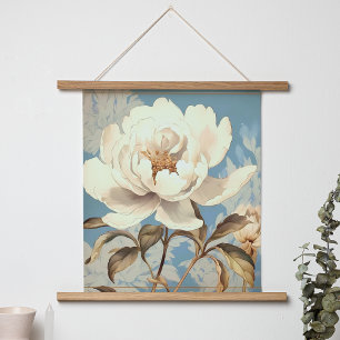 WITTE BLOEMVEER POSTER