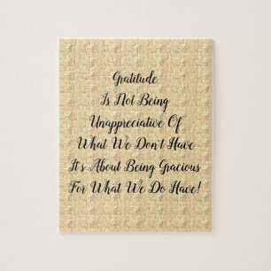 Witte Bloesem Abstracte Dankbaarheid Legpuzzel