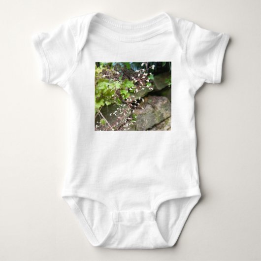 Witte Bloesem Baby Body Romper (Voorkant)