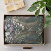 Witte Bloesem Betoverd Bos Pad Decoupage Tissuepapier (Geschenk)