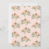 Witte bloesem Clementine Kleine Cutie Baby shower Kaart (Achterkant)