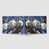 Witte bloesem Clusters Spring Flowering Pear Tree Gastenboek (Volledig)
