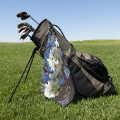 Witte bloesem Clusters Spring Flowering Pear Tree Golfhanddoek (Groen)